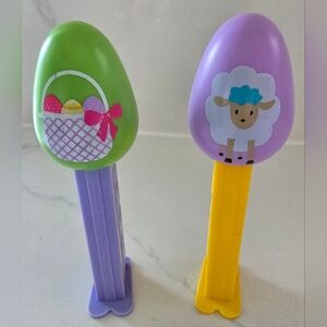 Easter Lamb And Easter Basket Pez‎ Candy Dispensers Set Of Two